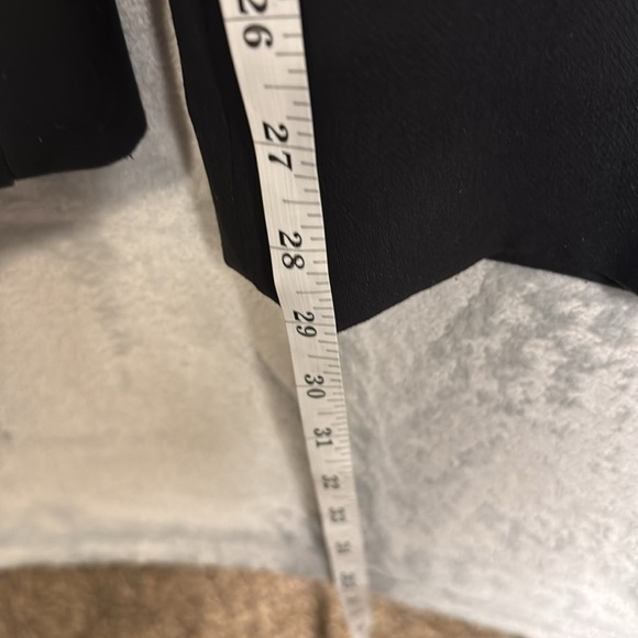 Banana Republic women’s Black Dress Pants Blake wide leg trouser pants size 4 P - Picture 7 of 9